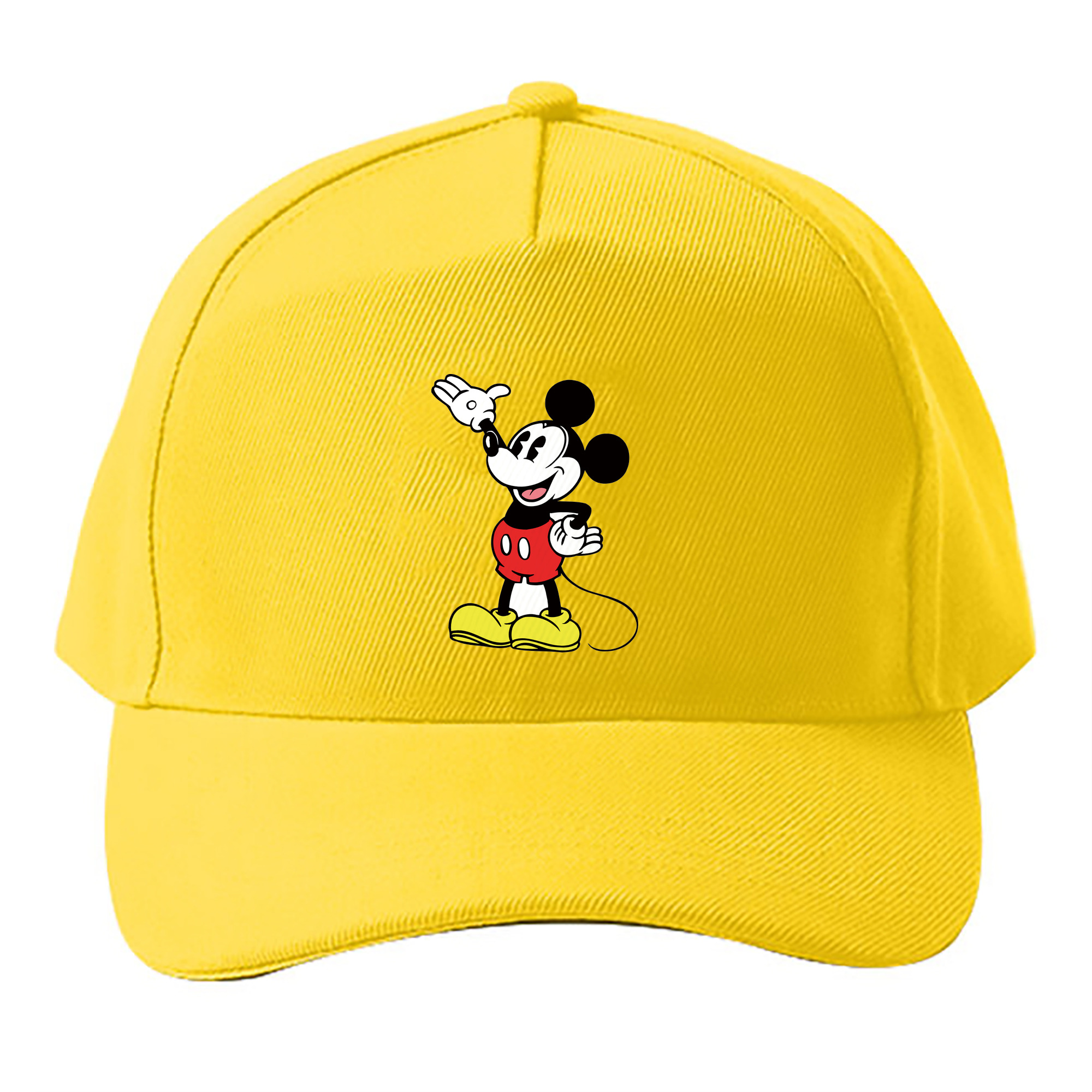 （画像用） ミッキーマウス Mickey Mouse ベースボールキャップ 綿100％ 男女兼用 帽子 スポーツ